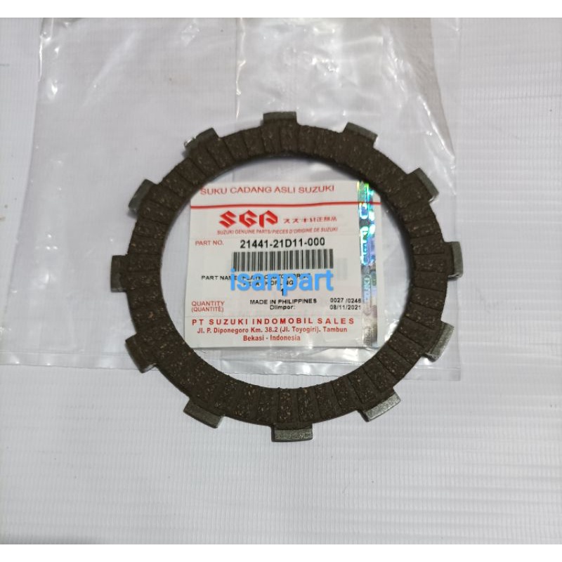 Kampas Kopling Satria 2tak 6Speed Original Suzuki 21441-21D11-000