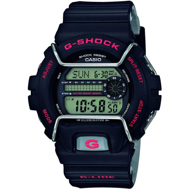 Casio Mens G-SHOCK G-LIDE GLS-6900-1DR Digital Sport Watch Original GLS-6900-1 GLS6900 GLS-6900-1D