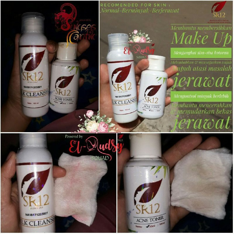 MILK CLEANSER SR12 SUSU PEMBERSIH WAJAH ALAMI CLEANSER SUSU BPOM