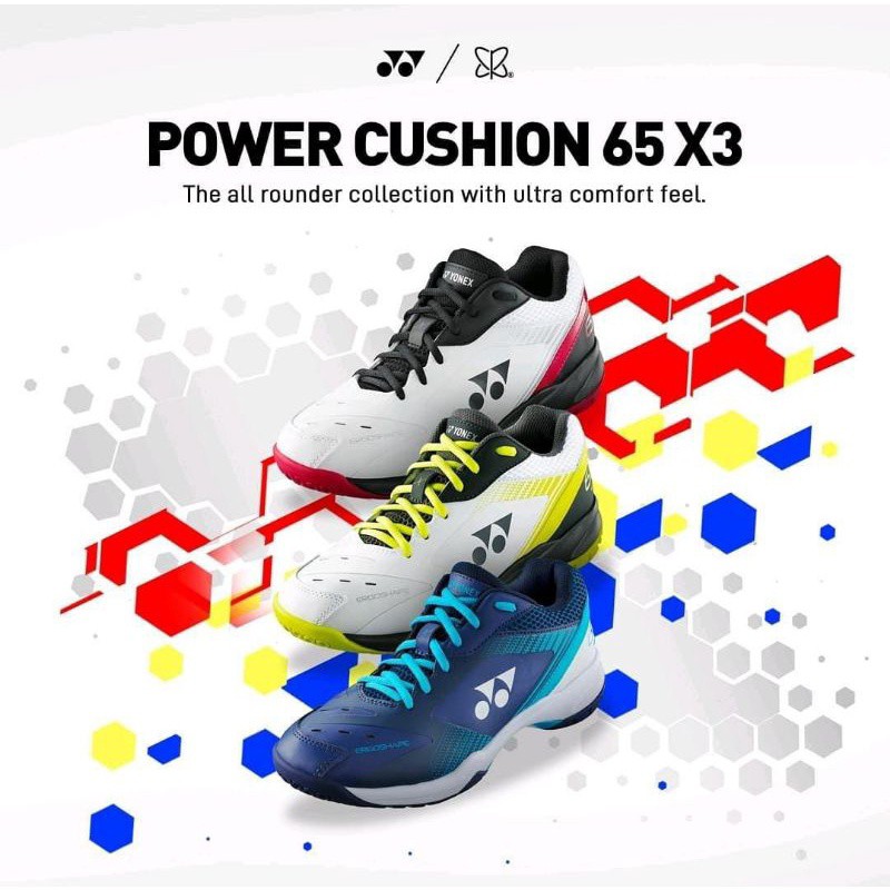 Sepatu Badminton Yonex Power Cuhsion SHB65 X3 SHB 65X3 Original