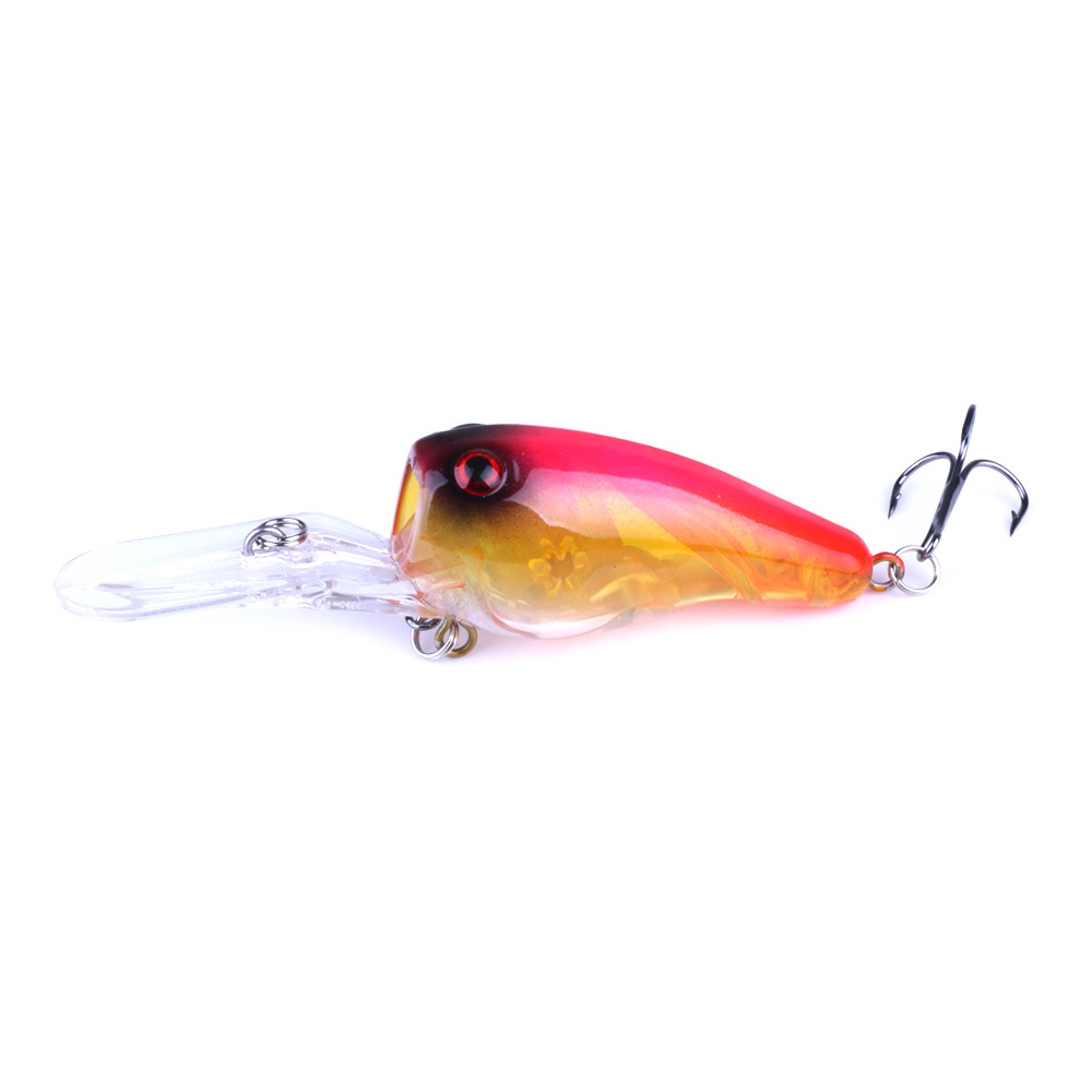 HENGJIA 1PCS Retail Box Fishing Lure Wobbler Floating Artificial plastic Hard Bait 9CM 11.5G Trout Crankbait Bass Fishing Tackle