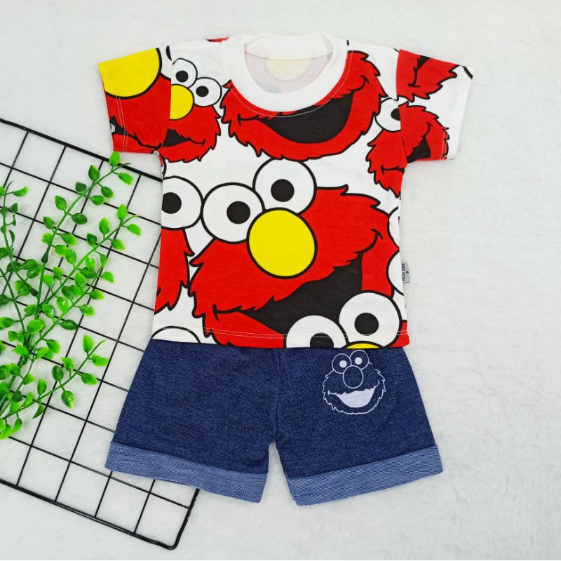 [Ss-8034] Pakaian Anak Laki-laki size 0-1tahun, BAJU BAYI KARAKTER TRENDY KECE, Setelan Anak