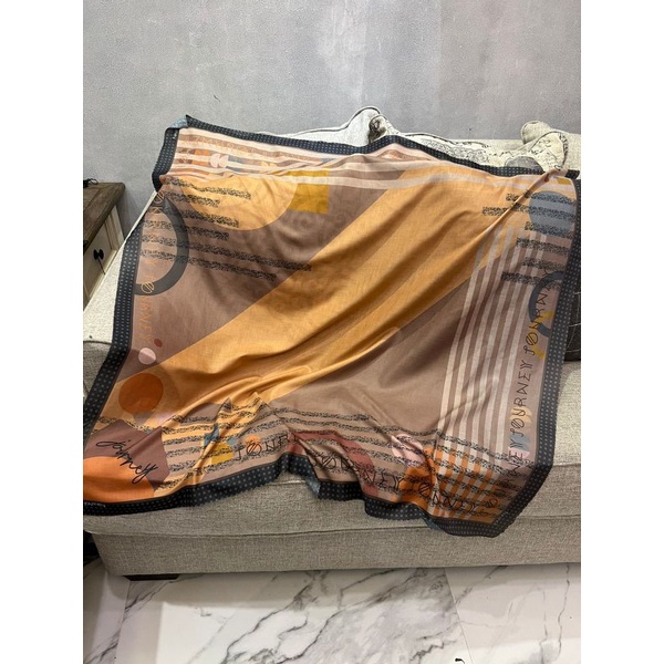 Journey segi empat motif terbaru segi empat journey hijab kekinian