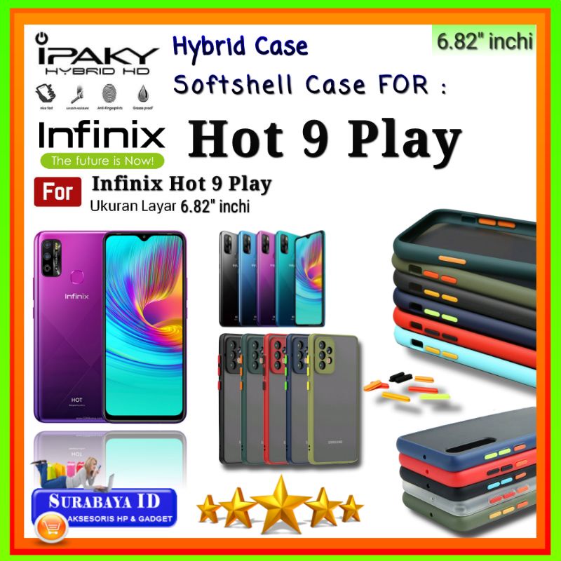 Casing Case Infinix Hot 9 Play (6.82"inchi) | Soft Case HYBRID Infinix Hot 9 Play
