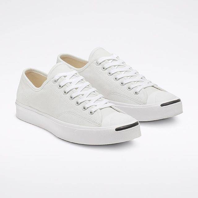 Converse jack purcell full white kanvas 