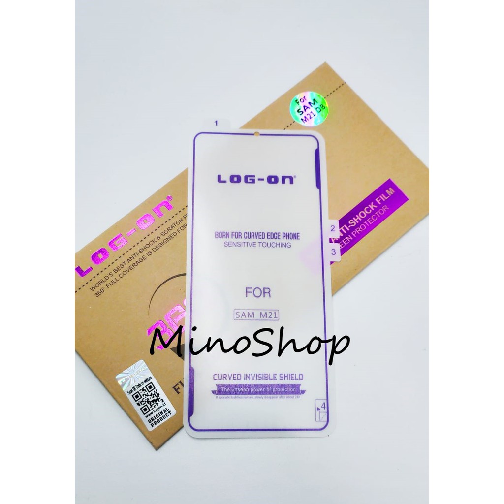ANTI GORES JELLY SAMSUNG M21 ANTI SHOCK MERK LOG ON ORIGINAL