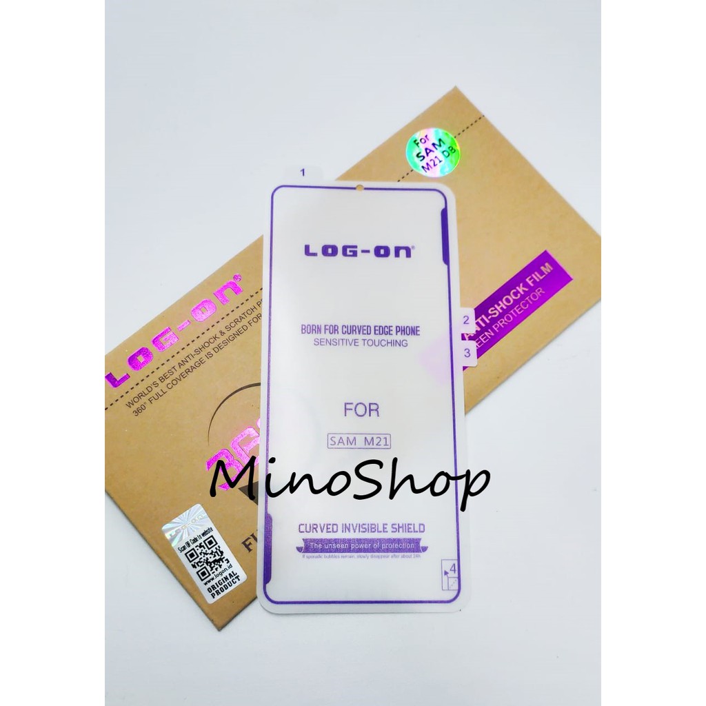 ANTI GORES JELLY SAMSUNG M21 ANTI SHOCK MERK LOG ON ORIGINAL