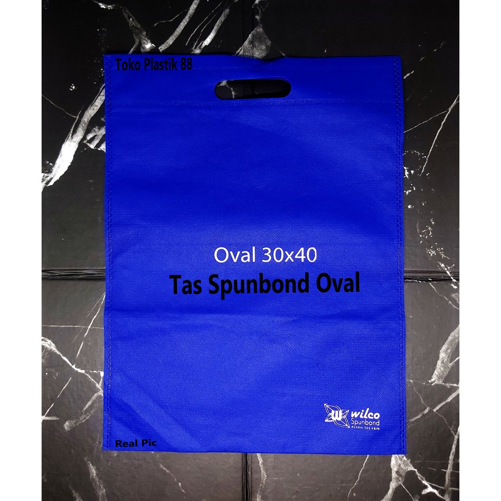

[1 pcs] Goodie Bag | Tas Spunbond | Oval 30x40. SOV3040