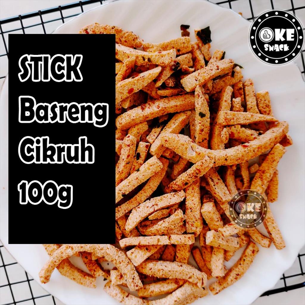 Stik Basreng Cikruh Pedas Daun Jeruk