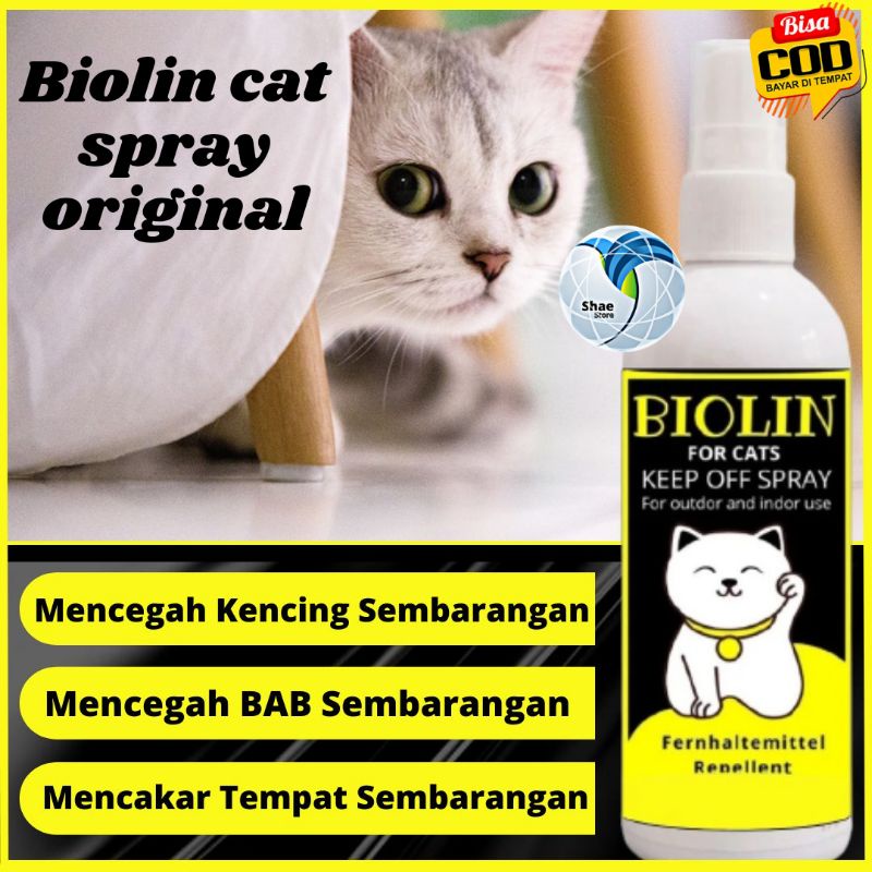 PENGUSIR KUCING LIAR-MELATIH KUCING TIDAK PIPIS BERAK SEMBARANGAN-DESIFEKTAN 100% NATURAL 120ML