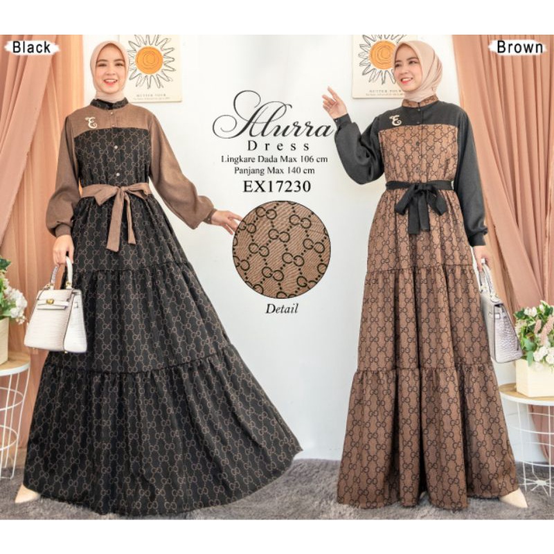 gamis dress linen extu