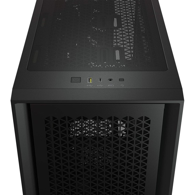 [tanpa palet kayu] Casing Corsair 4000D Tempered Glass Mid-Tower ATX Gaming Case - Black