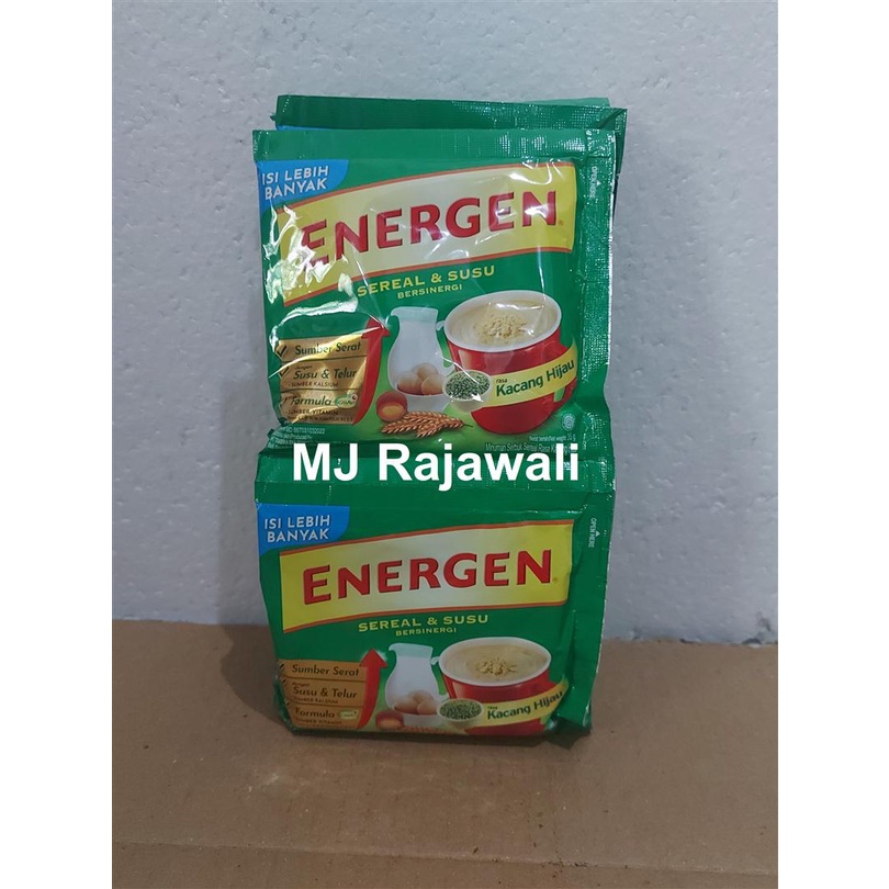 

Energen Sereal dan Susu Rasa Kacang Hijau 35 gram - Renceng