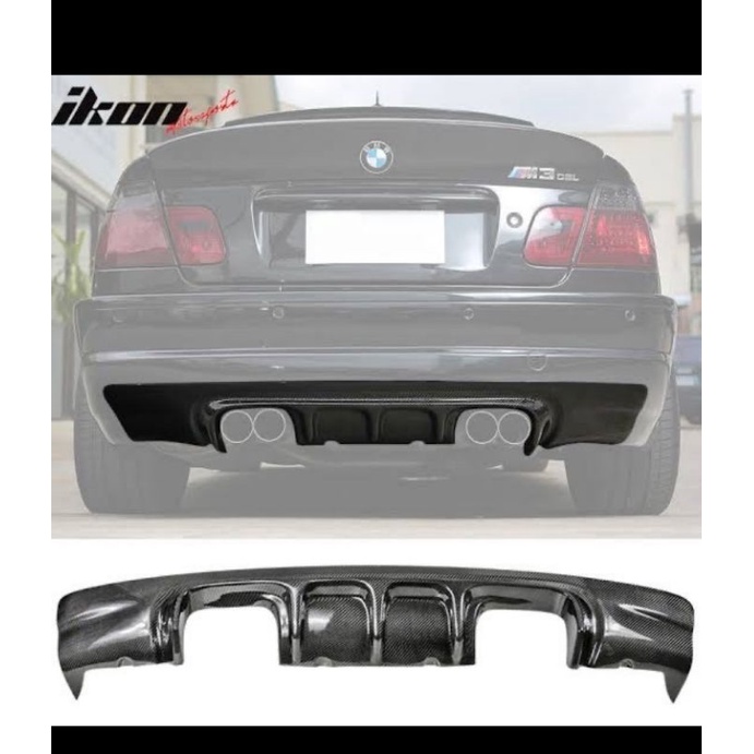 bodykit diffuser BMW e46 M3 CSL
