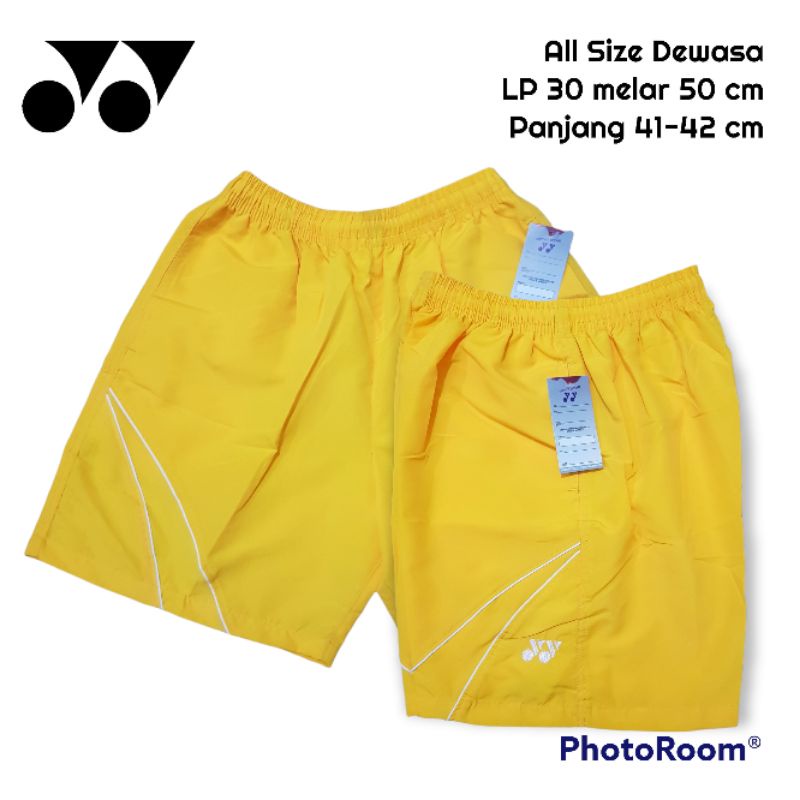 Yonex Celana Badminton Bulu tangkis Yonex Unisex All Size Maks Bb 70Kg-Kuning