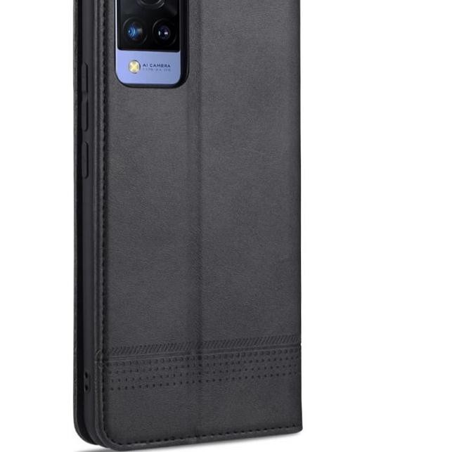 PROMO Case Vivo V21 / Vivo v21 5G Flip case AZNS Leather Cesing Sarung Dompet kulit ..