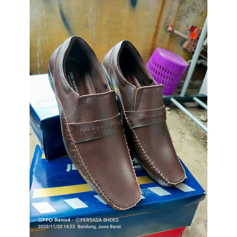 Sepatu Casual Kulit Pria Jeas Marshal  Kr 102 ( Produksi Sendiri )