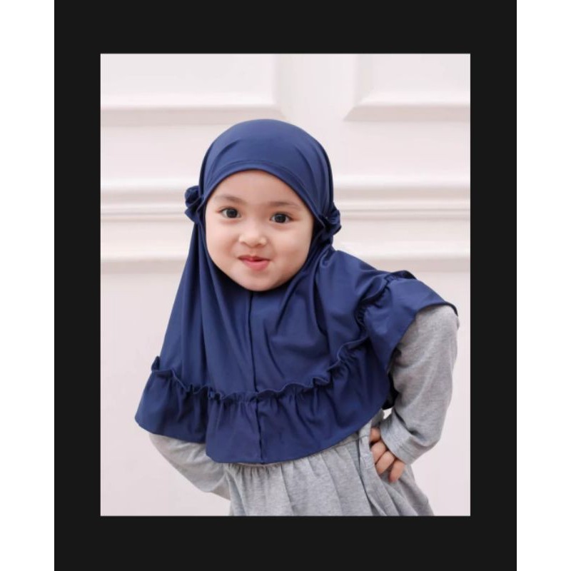 (TERLARIS) Jilbab Carla Anak Bayi Usia 0 - 3 Tahun |Hijab Tk Baby Perempuan Newborn Lucu 6 Sampai 1 Thn |Kerudung Sekolah Lembut Sd  Terbaru 2 – 12 Bln Premium