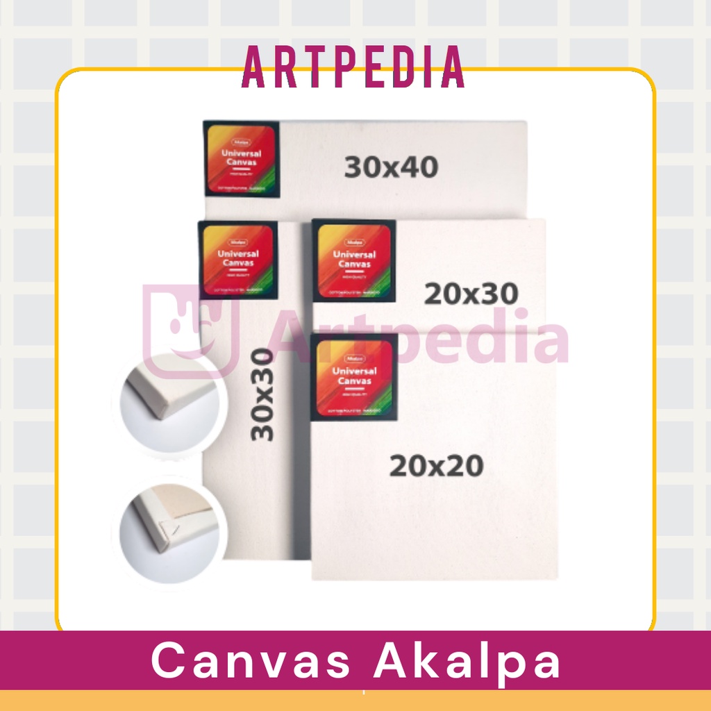 

KANVAS LUKIS 20X20 CM / CANVAS UKURAN 10x10 20X20 20x25 20x30 20x35 25x25 30x30 CM - KANVAS LUKIS PREMIUM
