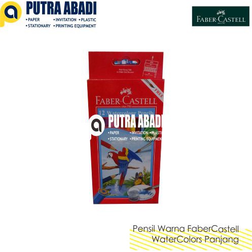 

Pensil Warna 12 Warna Faber Castell Watercolour Panjang