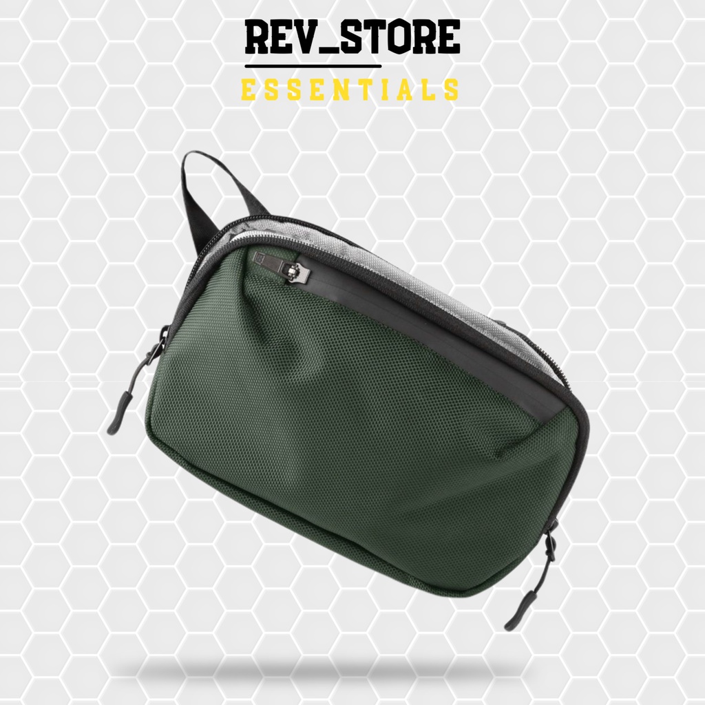 REV X ANT - Dopp Kit Organizer Clutch NOIR Waterproof - Tas Pouch Hand Bag