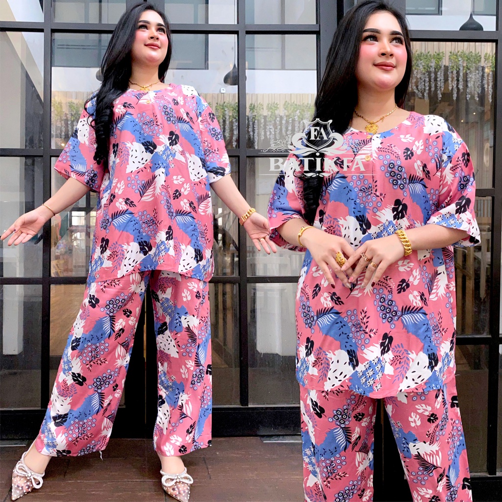 BAJU TIDUR SETELAN ONESET SUPER JUMBO WANITA JUMBO KEKINIAN ( CP JUMBO LOLITA LUBNA POPPY BUNGA SHANTY SOFIA SHANUM ) BUSUI BUMIL