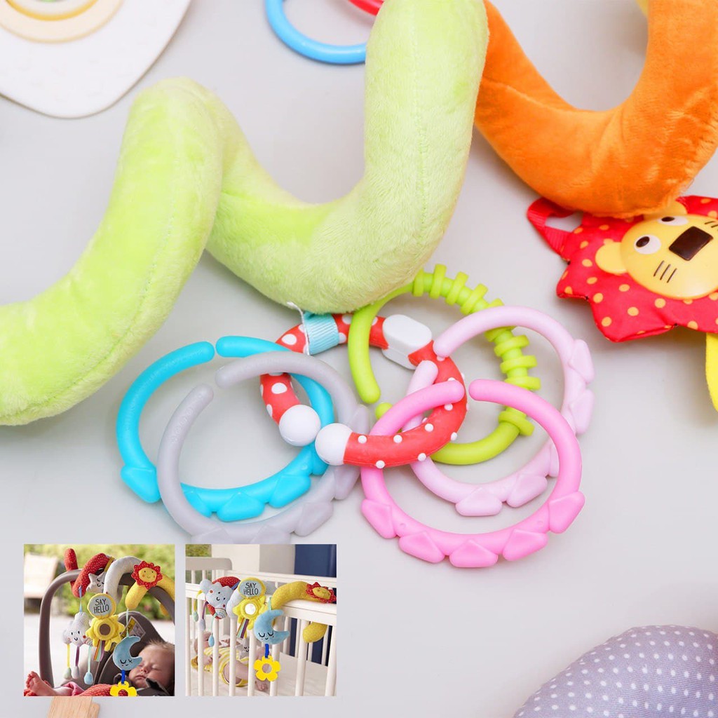 LIN030 Baby Box/ Crib Hanging Toys (Mainan Bayi Gantung di Tempat Tidur Bayi) Bisa Bunyi