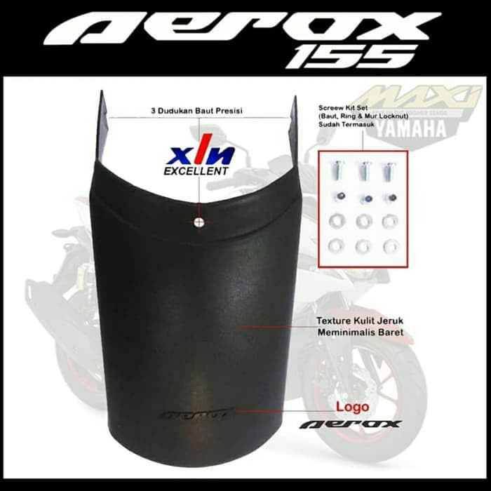 SAMBUNGAN SPAKBOR DEPAN YAMAHA AEROX MUDFLAP AEROX MUD FLAP AEROX SAMBUNGAN SPAKBOR YAMAHA AEROX