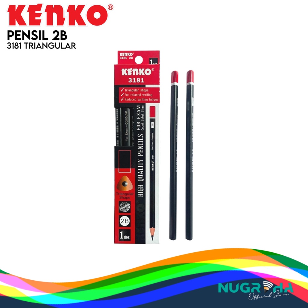 

PENSIL 2B TRIANGLE KENKO 3181
