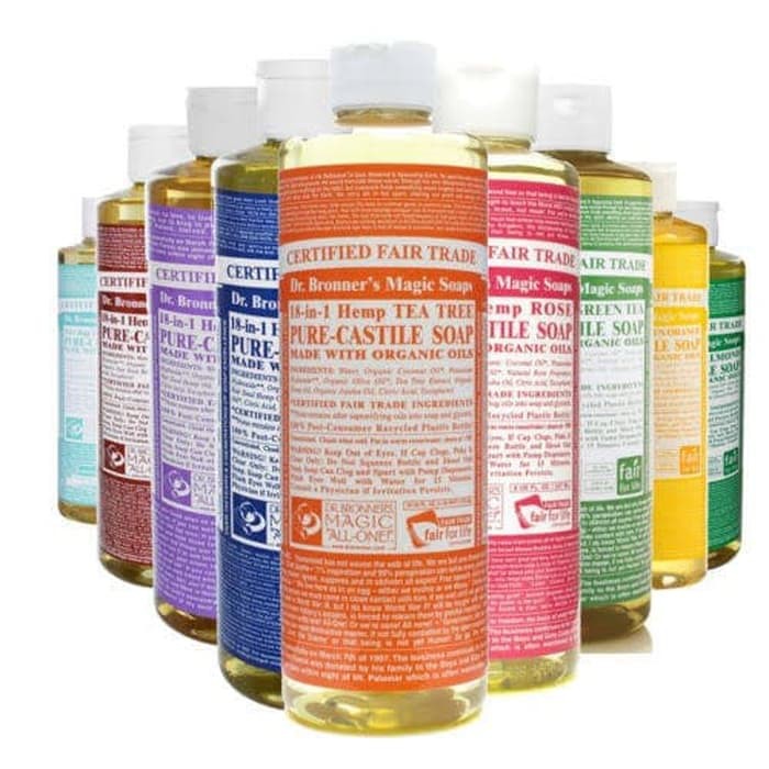 Dr. Bronner's Castile Liquid Soap (237ml / 473ml) ✓BPOM ✓Exp 2023