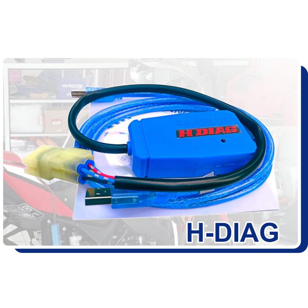 IQUTECHE/SCANNER MOTOR INJEKSI H-DIAG ( BISA VIA GOSEND & GRAB)