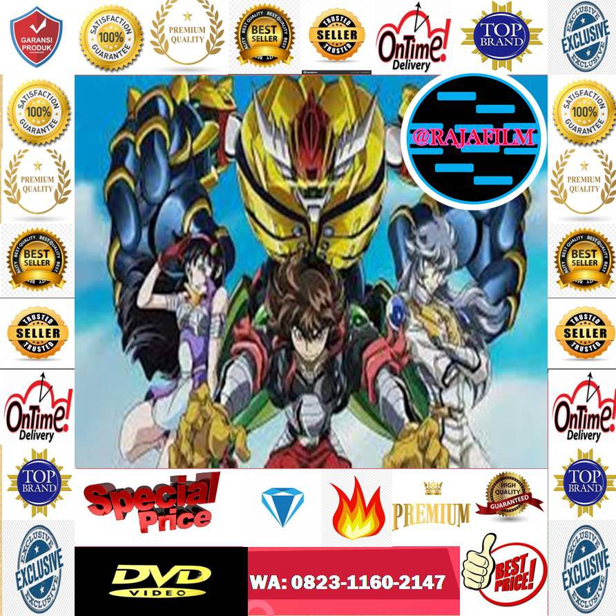 Kaset CD DVD Film Mecha Kotetsushin Jeeg