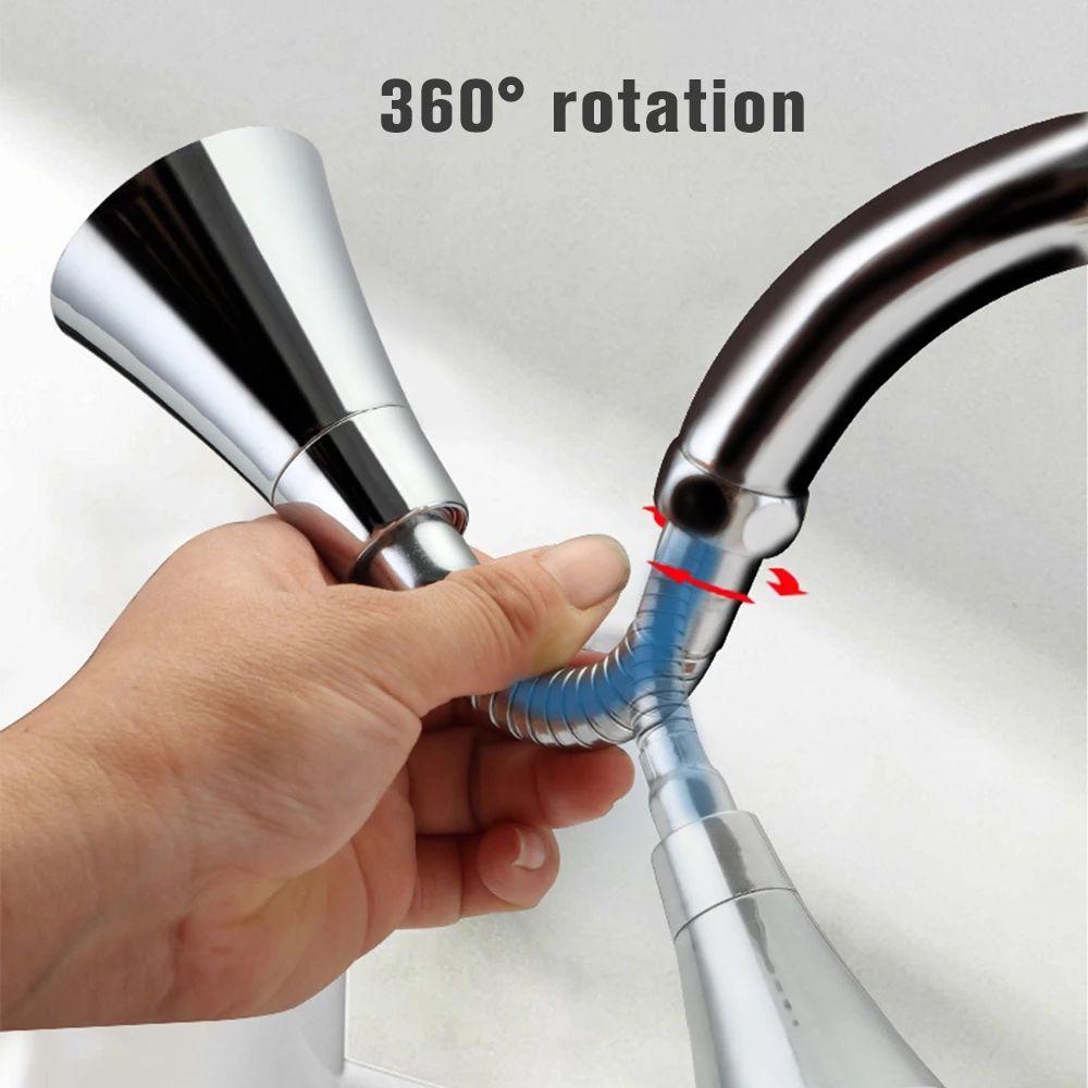 TOP Kran Air Universal Water Saving Rotating Shower Faucet/Keran Shower Putar Hemat Air