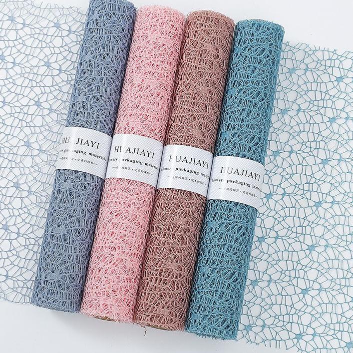 

➭ KERTAS BUNGA JALA THW FLOWER WRAP KAIN JALA PEMBUNGKUS BUKET BOUQUET BUNGA ♥