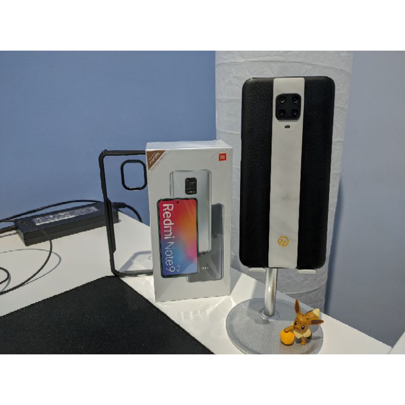 [Ex Review Pemakaian Pribadi] Xiaomi Redmi Note 9 Pro 6/64 Interstellar White + Skin Exacoat Bekas