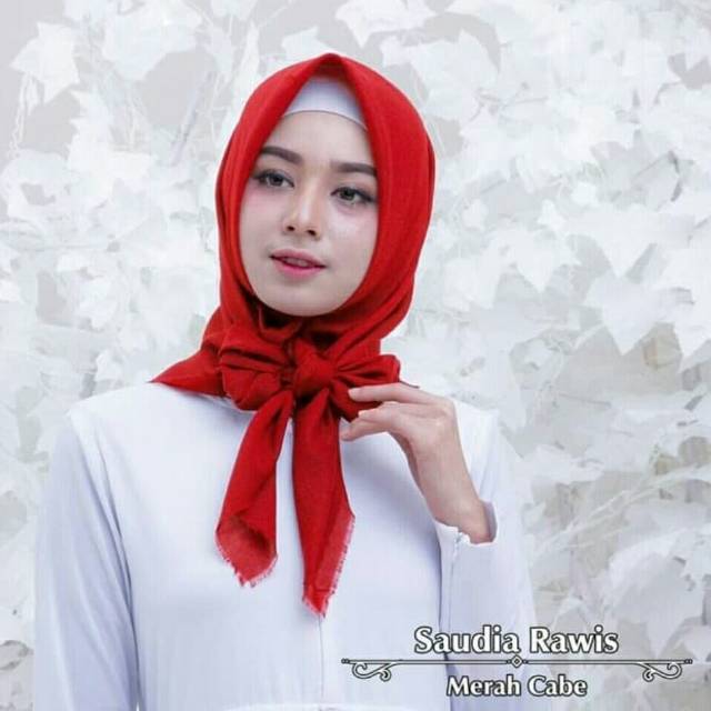 Jilbab Sekolah Anti Letoy/Rawis Merah/Rawis Putih/Saudia Esklusive/Saudia Rawis Murah Dan Halus