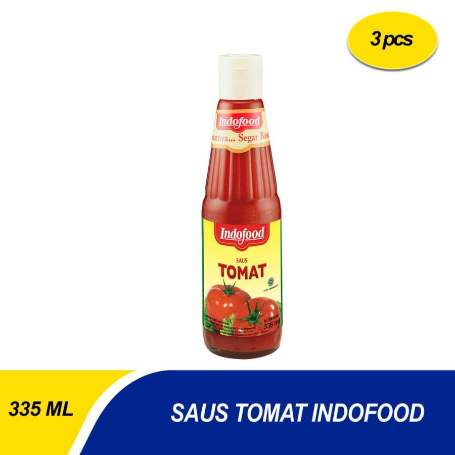 

Saus Tomat Indofood pet 335 ML (3 PCS)