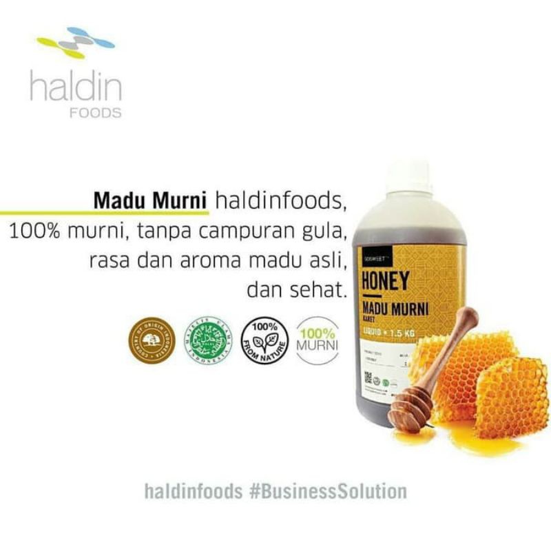 

Madu Murni Haldin Food Honey Heavea 100% Pure And Natural