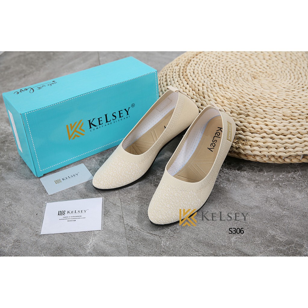 Kelsey Sepatu  Slip On Wanita  / Sepatu Flat Wanita S306 (3PSG 1KG)