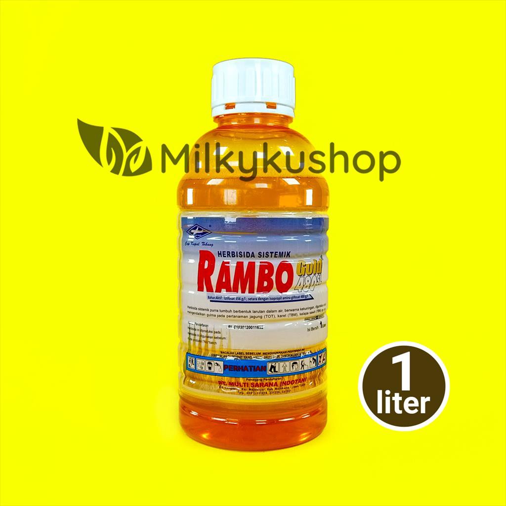 RAMBO GOLD 480 SL 1 LITER HERBISIDA PEMBASMI RUMPUT GULMA