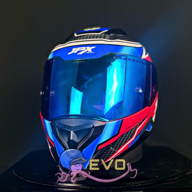 HELM JPX X-819 VALKYRIE MANDALIKA ( ONGKIR 2KG ) - JPX MANDALIKA TERBARU HELM FULLFACE ORI