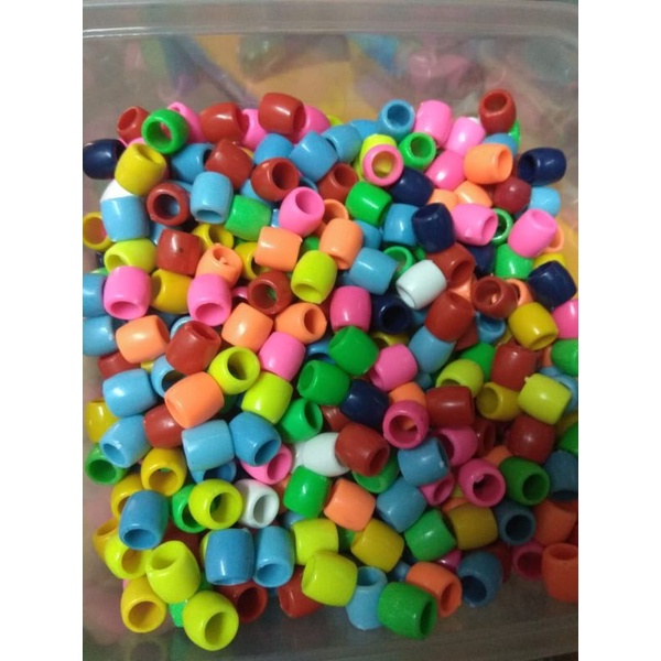 mainan anak - meronce tong/manik manik 1 kg