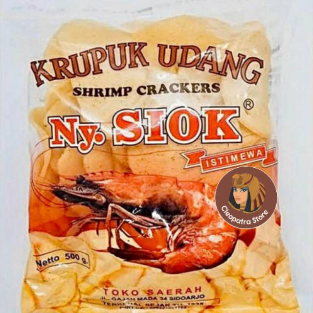 

Krupuk Udang Ny Siok 500gr Kotak Shrimp Crakers /Krupuk Udang Ny Siok / Krupuk Udang