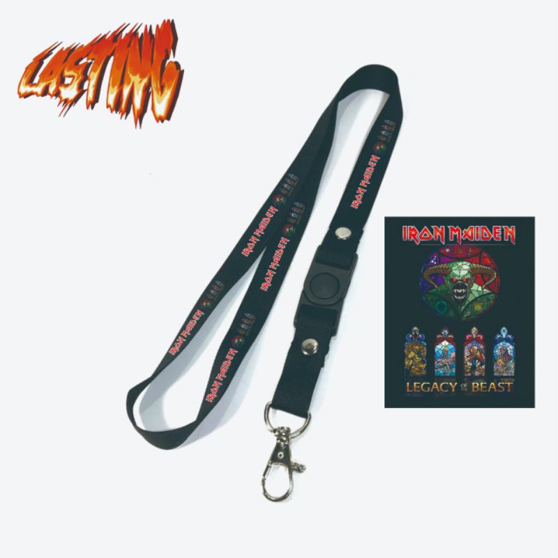 

Lanyard IRON MAIDEN / Distro / BAND GANTUNGAN KUNCI/GANTUNGAN ID CARD/GANTUNGAN POD Best seller / Bisa COD