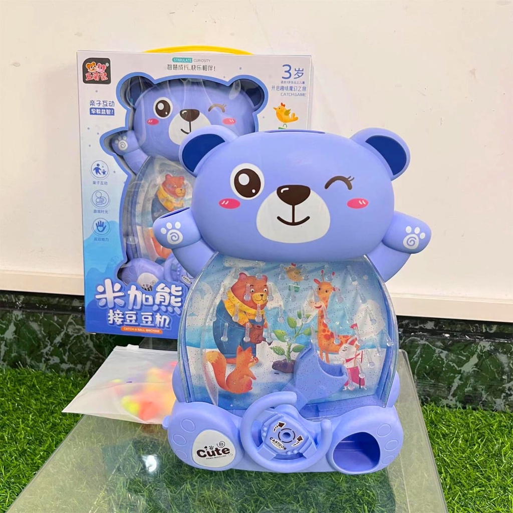 [FUNNY]Mainan Anak Tangkap Bola Motif Beruang / Cute Bear Catching Ball / Mainan Beruang Tangkap Bola