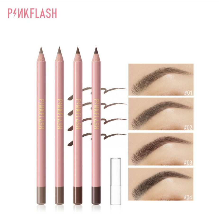 Celebshine PINKFLASH Eyebrow Pensil Alis anti air tahan lama empat warna