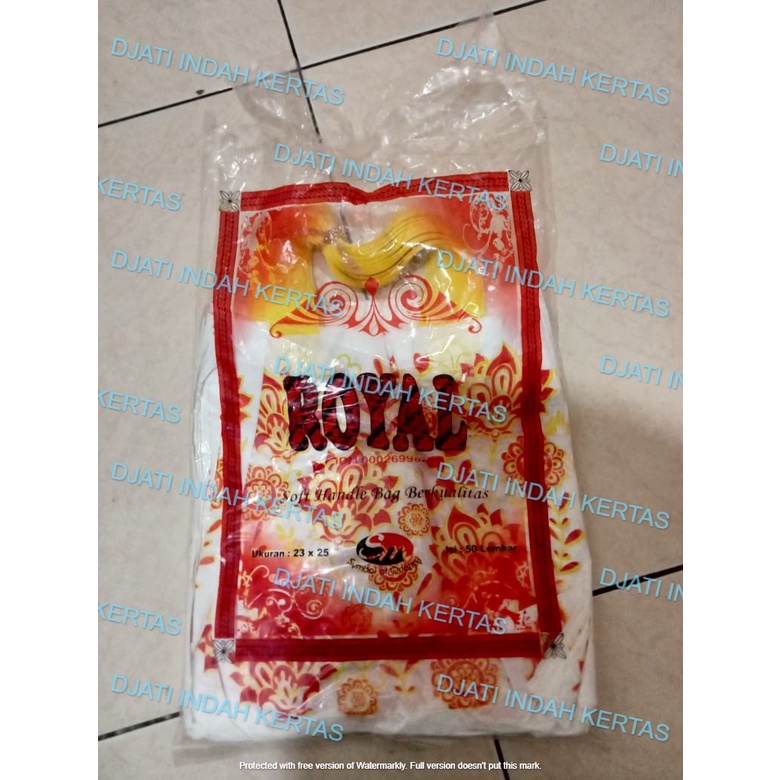 KANTONG PLASTIK CENTEL MERK ROYAL UKURAN 35 x 38 PERPACK ISI 50 PCS