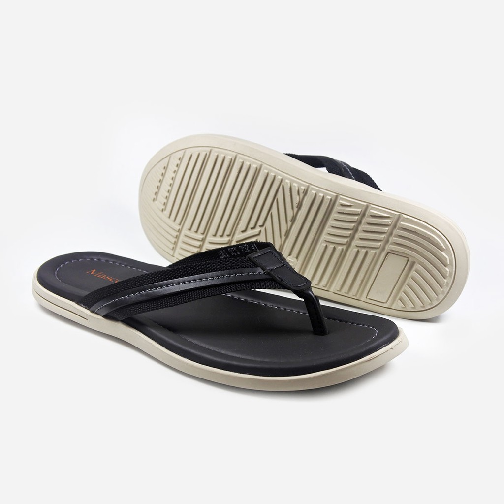 Mascotte LAVAN Sandal Pria 975.250 - 252 [ Hitam, Cokelat, Tan dan Navy ] / Ramayana Jatinegara