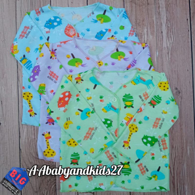 3PC Baju Bayi Lembut Lengan Panjang Jay Jay Rotary SNI-Baju Bayi Lengan Panjang SNI Rotary