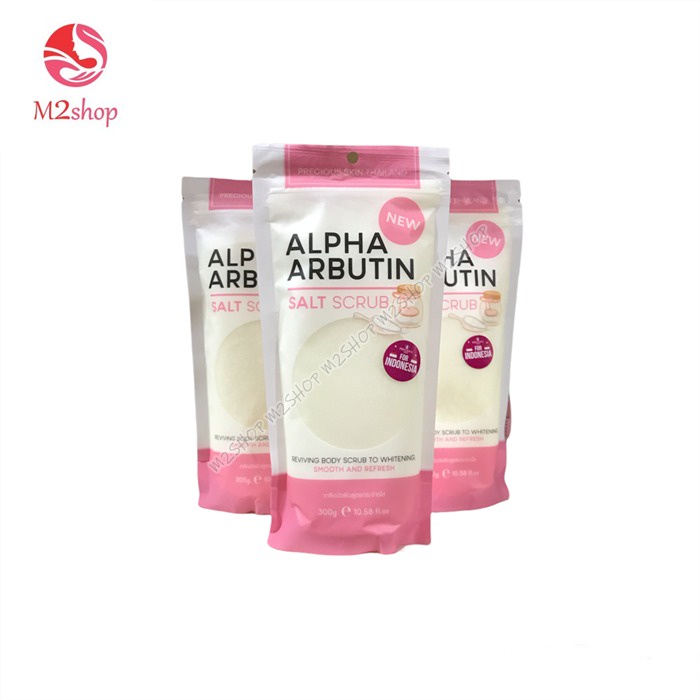 [BPOM] Garam Lulur Scrub Lulur Garam dapat memutihkan dalam waktu 2 minggu | Alpha Arbutin Salt Scrub